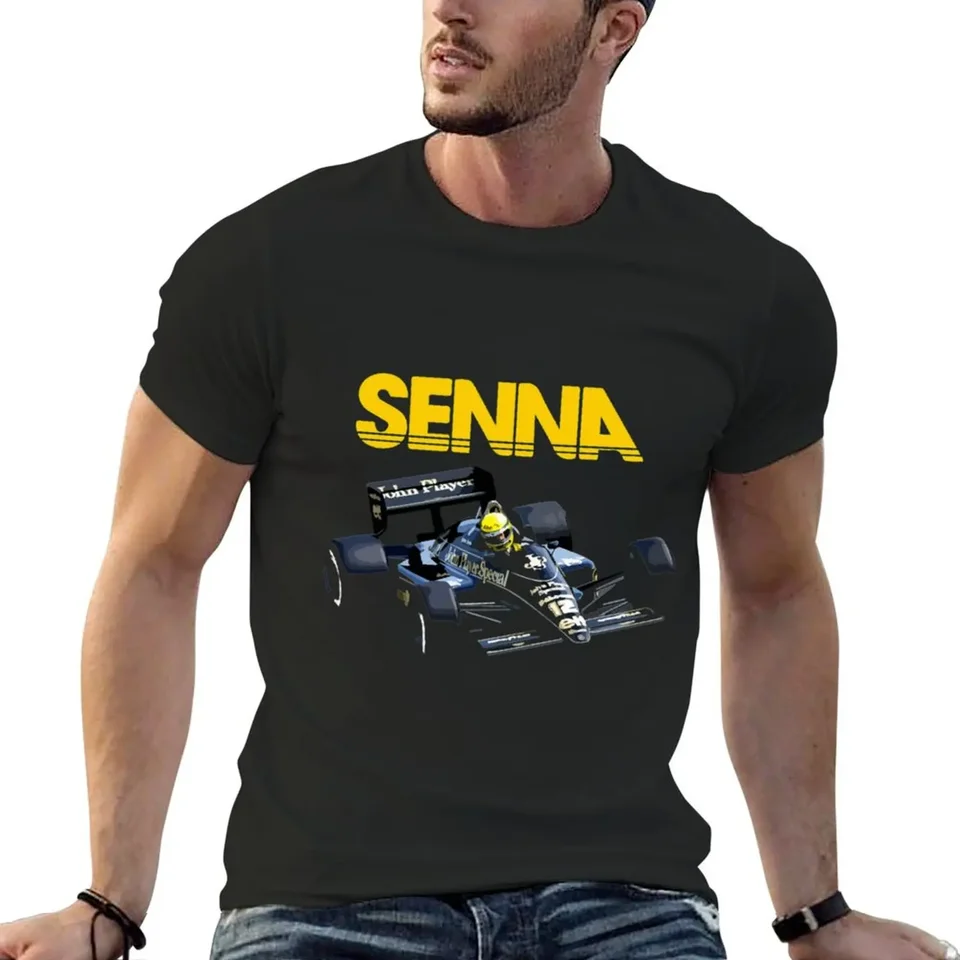 Ayrton Senna 97T John Player Livery Tričko anime figúrky plus veľkosti odevov odpaliská Vintage tričká pánske tričko grafika