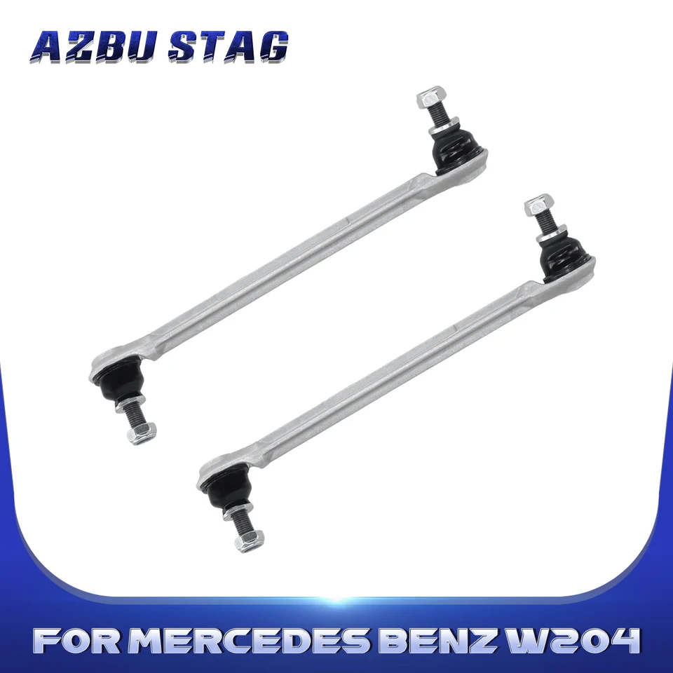 Azbustag 2pcs predný kyvný pruh pre Link pre Mercedes-Benz W204 C300 C350 E350 E400 GLK250 GLK350 2008 2009 2009 2010 2011 2012 2013-2017