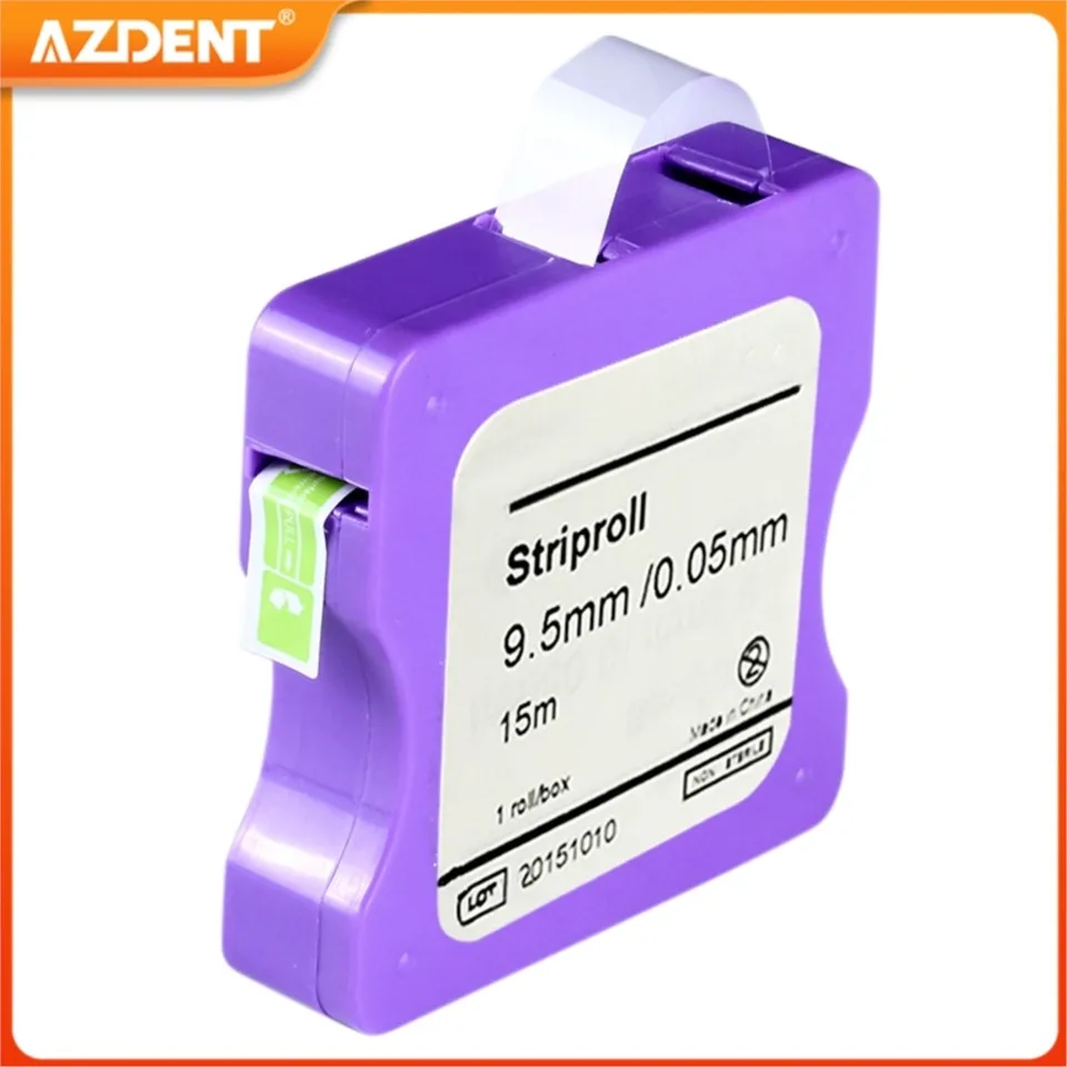 Azdent Dental Striproll Light Light Conder Forming List Čistá matrica pásma dĺžka 15 m hrúbka 0,05 mm stomatológia spotrebný materiál