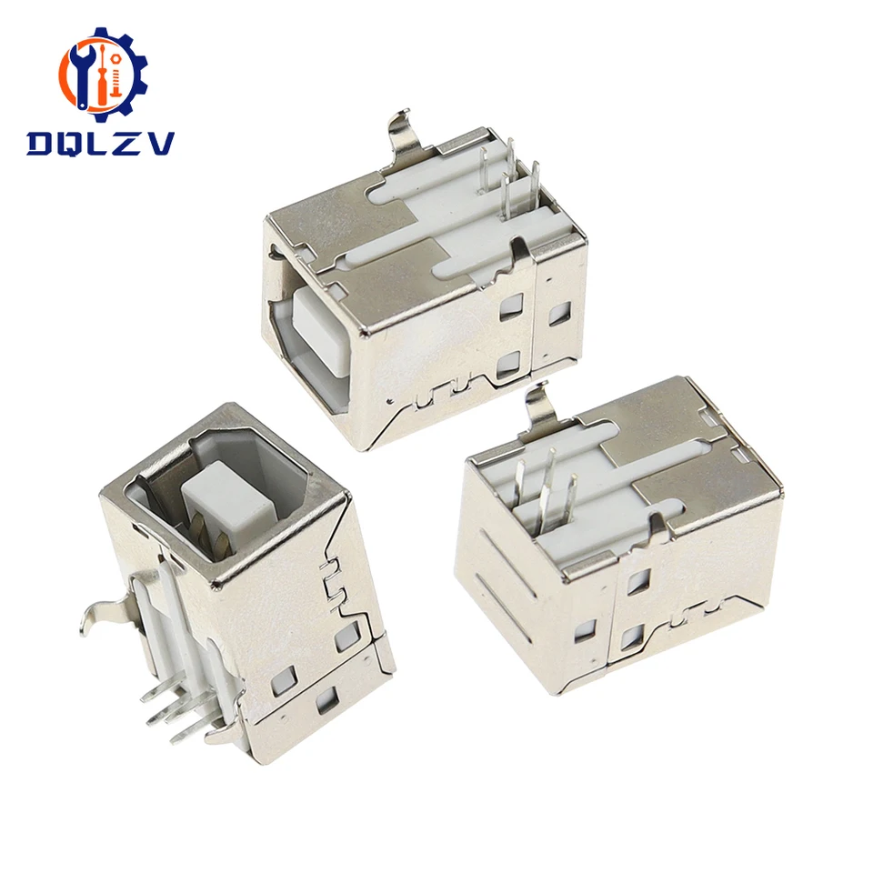 B Typ USB Jack Connector TLAČKA PREVODNÁ PRAVIDLA PRAVIDLO PCB DB90