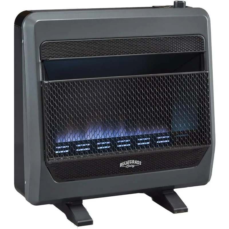 B30TNB-BB Ventlesný zemný plyn Blue Flame Ohriepka s ovládaním termostatu, 30000 BTU, zahrieva sa do 1400 štvorcových stôp a nástenná montáž