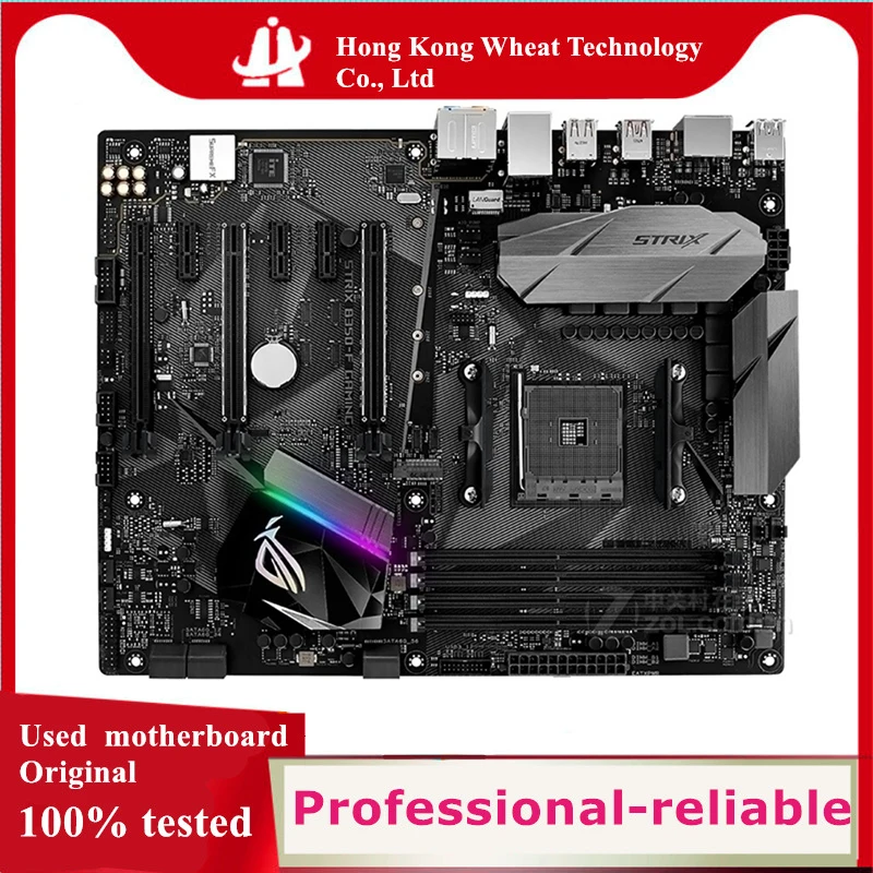 B350F pre AMD B350 ROG STRIX B350-F Gaming HROCKOVÁ STROJA Použila originálna zásuvka AM4 DDR4 32 GB USB3.0 SATA3 DEKTADOVÁ HAIN