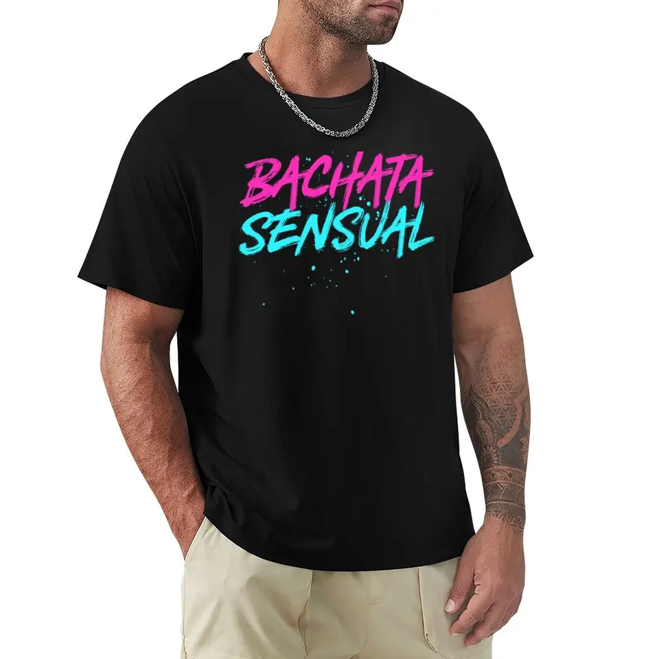 bachata zmyselné tričko Customs Design Your Funnys Men Grafické tričká