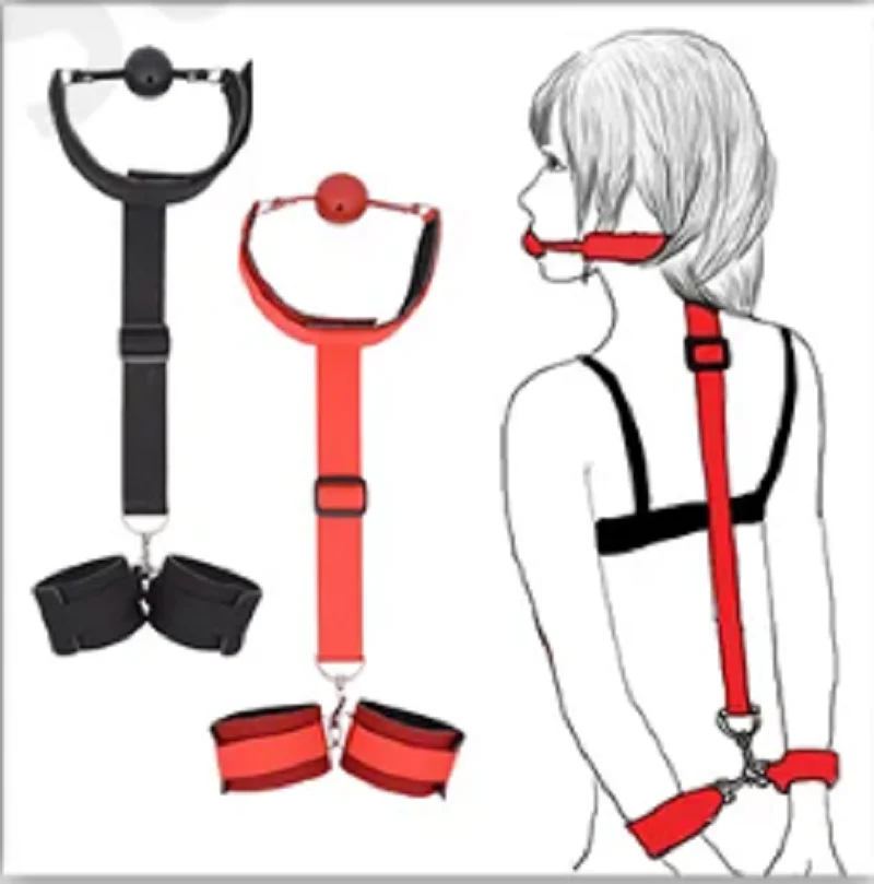 Backhand Back Gag guľa Žena Slave Tempering Podesti