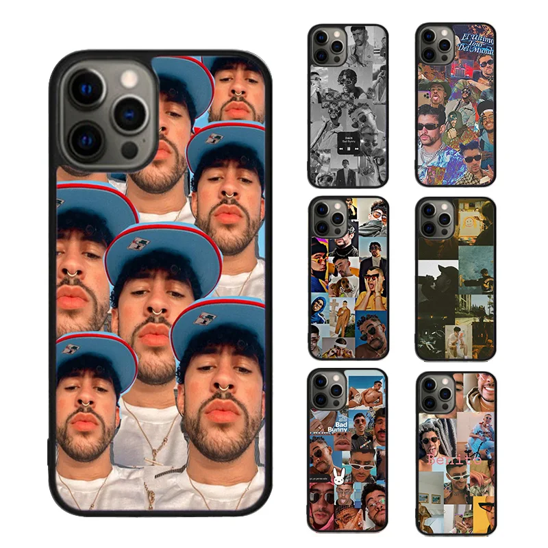 Bad Bunny El Conejo Malo Puzdro pre telefón pre iPhone SE2020 15 16 14 13 Pro Max Coque 12 11 Pro Max pre Apple 8 plus 7 fondov