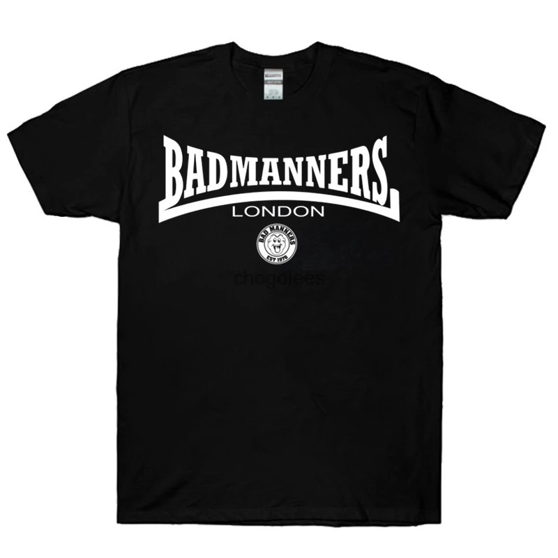 Bad Manners Head Lip Up Fatty Logo Ska'n'B Lip Up Tričko-londýnske tričko