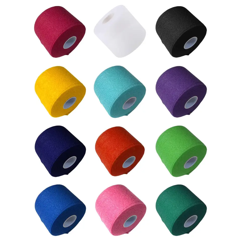 Badminton Grip Cushion Wrap 60 mm*20 m, absorbujúci nárazy proti šmyku, balenie filmu tenký pu vankúši