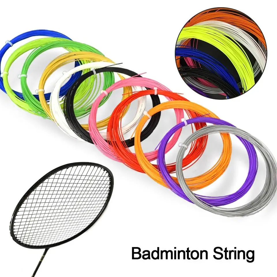 Badmintonový reťazec s vysokou flexibilitou šokom, ktorý absorbuje raketový reťazec odolný tréning badminton raketa linka badminton príslušenstvo