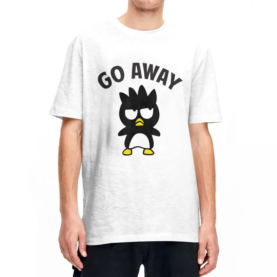 Badtz Maru Go Away Men Dámske tričká Roztomilý tučniak