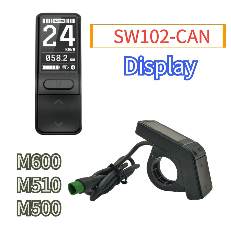 BAFang Mid Motor Display SW102-CAN Protokol pre Mini displej M500 M510 M600 M620 M820 M420