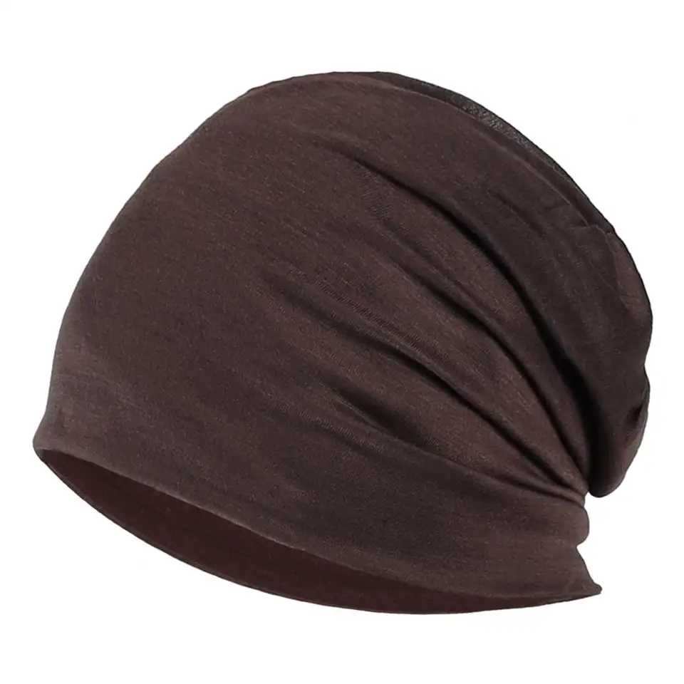 Baggy Beanie Hat for Women Mana Hip Hop Soft Skullcaps Outdoor Windproof kapota Jeseň Zimná zimná elastická ležérna slouchy chemo s čiapka