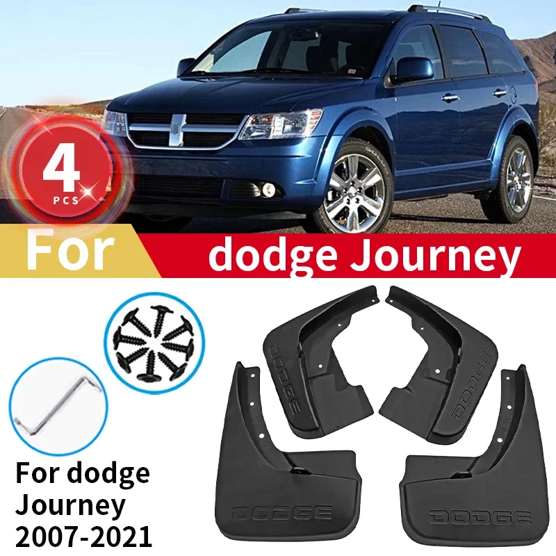 Bahenné klapky pre Dodge Journey 2012 2009 2007-2021 Splash Guards predné zadné kryty Fender Fender predné zadné bahenné doplnky