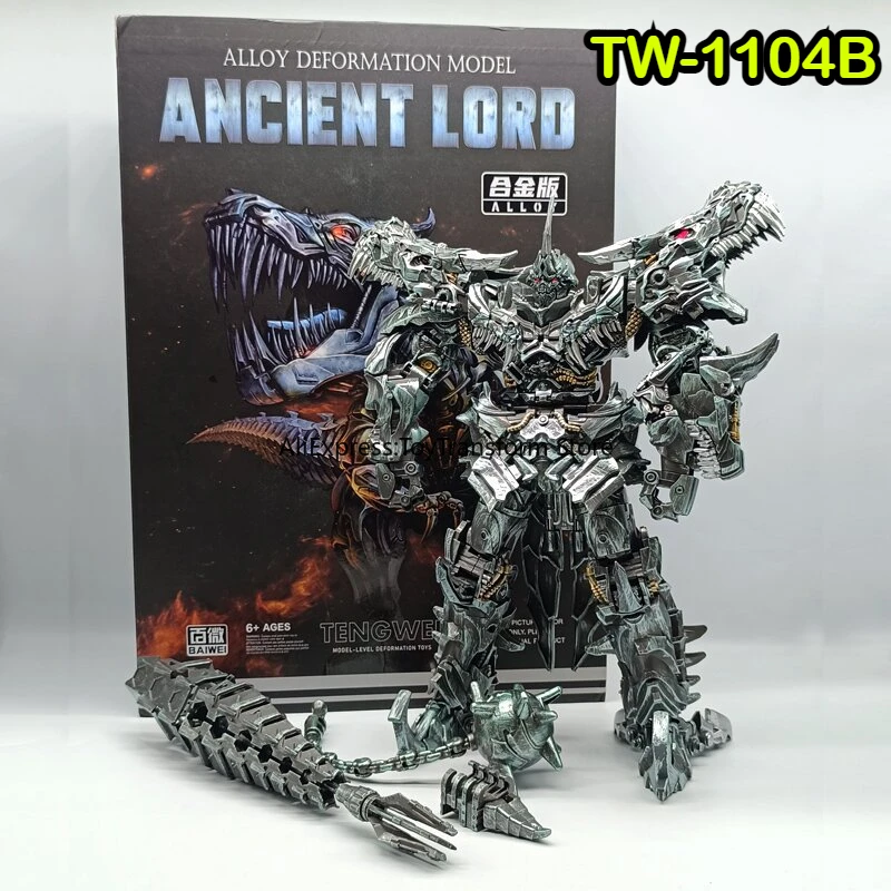 BAIWEI Transformačná hračka TW1101B TW-1101B Dinosaur Grimlock Master SS Tyrannosaurus Rex zliatiny Model Transformers