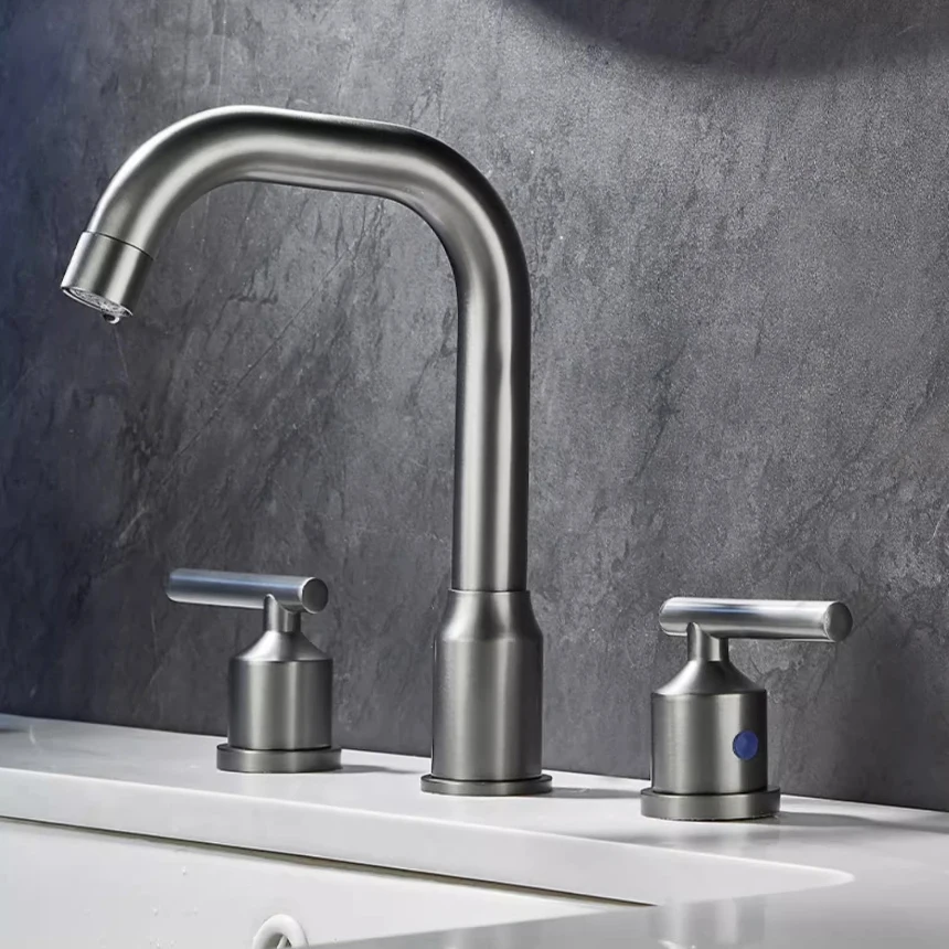 Bakala faucet kúpeľňa Washbasin umývadlo kohútik masívne mosadzné duálne rukoväte vane Mixer