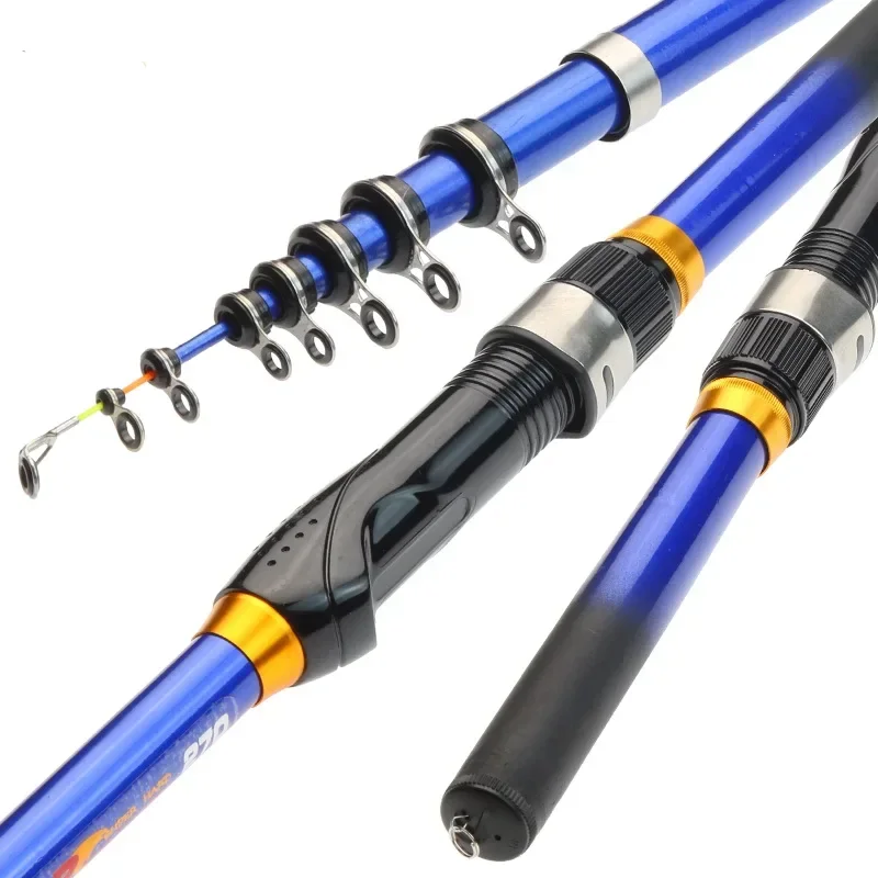 Bakawa Teleskopický rybársky rybársky prút rybárske prúty na rybiu rybárske prúty k podávača uhlíkových vlákien PESCA 3M 2,7 m 2,4 m 2,1 m 1,8 m 1,5 m Mini Cestovné sedadlo