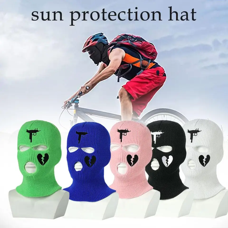 Balaclava Mask Hat Winter Warb Windproof pletené čiapky Party Sports Women Caps Bonnet Unisex Halloween Accesories Darčeky lyžiarsky k9u2