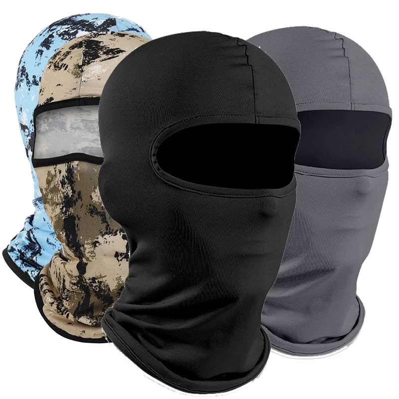 Balaclava Motocyklová maska ​​na čelné masku Cool sýty s opaľovacím krémom rýchlo suchý lycra motocyklová cyklistická maska ​​veternej uzáveru veterná maska ​​na bicykli na bicykli Čierna čierna