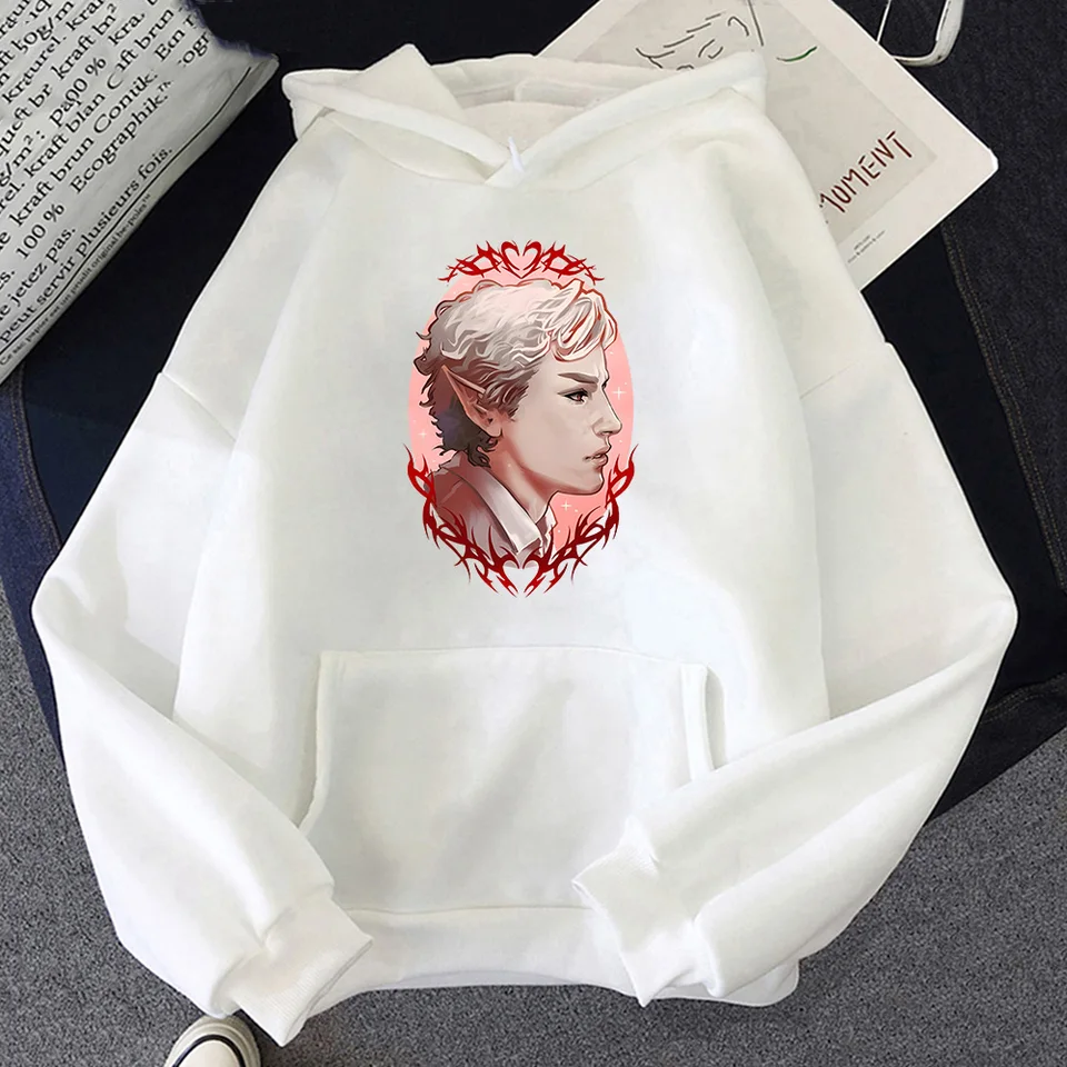 Baldurs Gate 3 Astarion Hoodie Streetwear pre mužov/ženy oblečenie zimné fleece mikiny nadmerne nadmerne