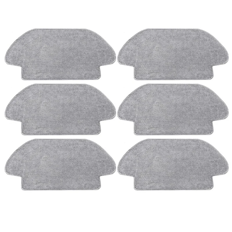 Balenie 6 utierok pre Xiaomi MI robot vákuum mop 2s / s12 / mop p / mop pro mikrofibrovú mopovú podložku umývateľný mop tkanina Príslušenstvo