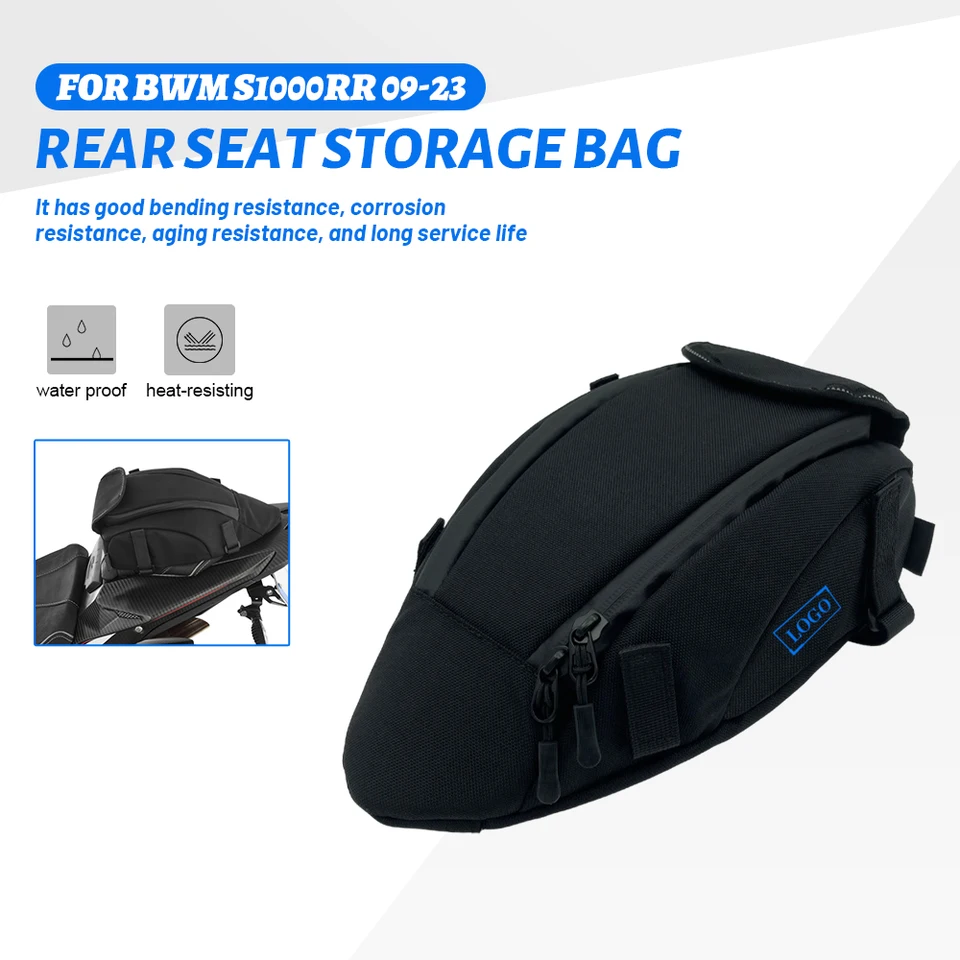 Balenie zadných sedadiel pre BMW S1000RR HP4 S1000R M1000RR M1000R Motocykel Vodotesný úložný vrecko Športové sedlo taška