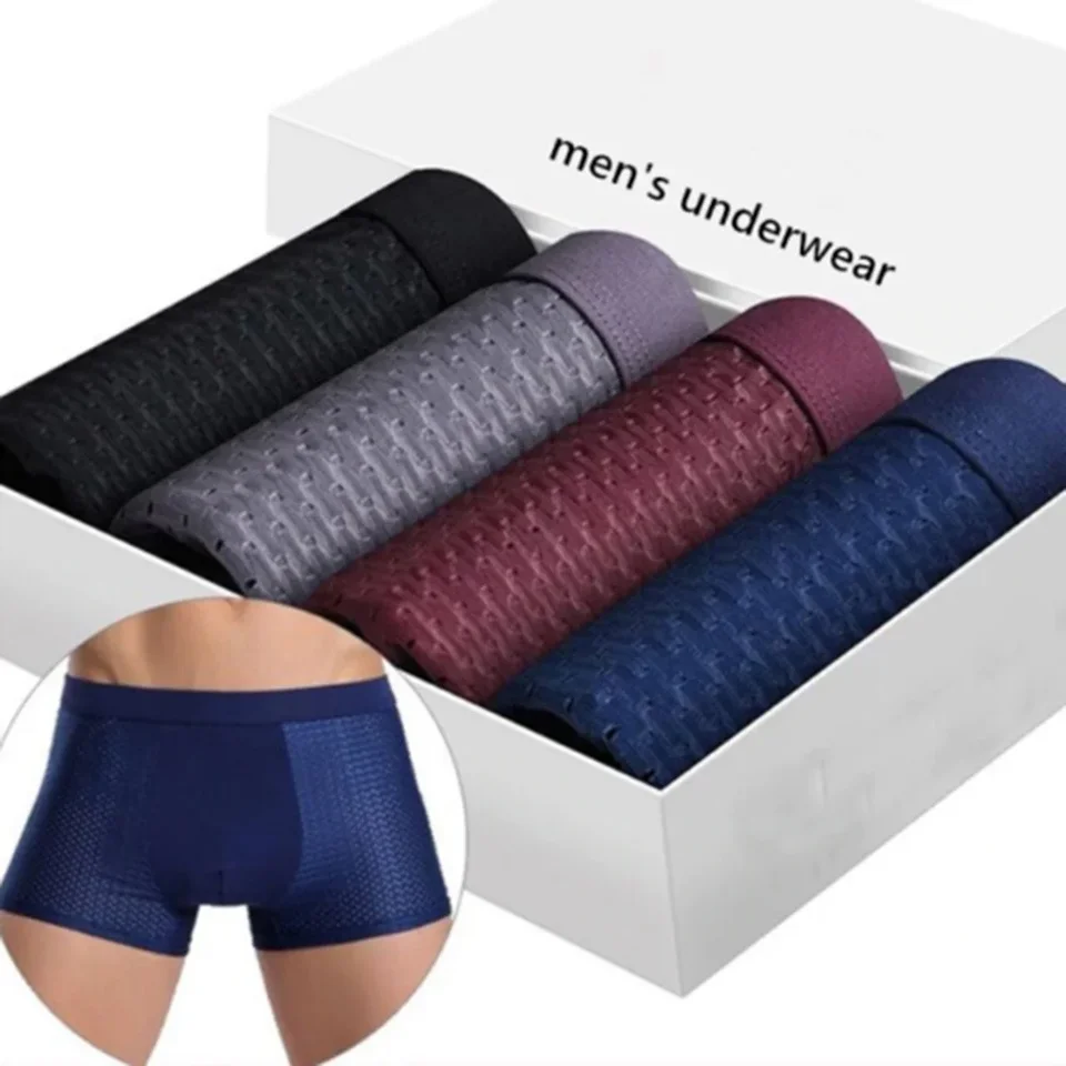 Bamboowear bambusový boxer krátky muži mikrovláknové briefky spodná bielizeň kompresia