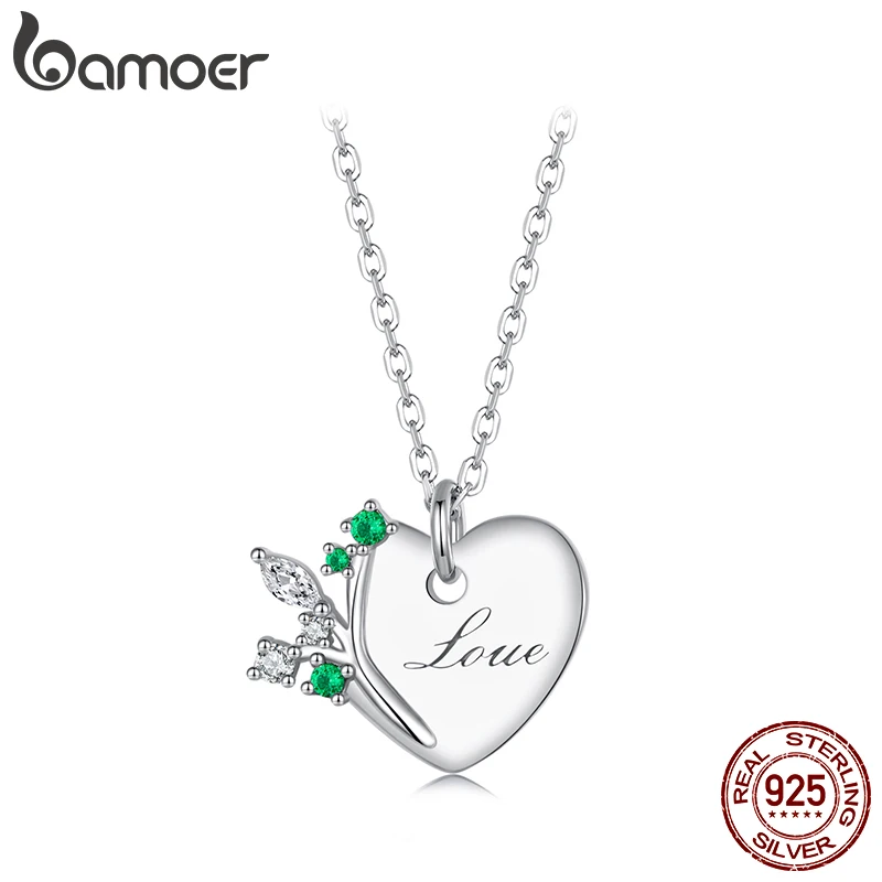 Bamoer 925 Sterling Silver Tree of Life náhrdelník pre svoje narodeninové darčeky módne šperky pre ženy mama manželka BSN420