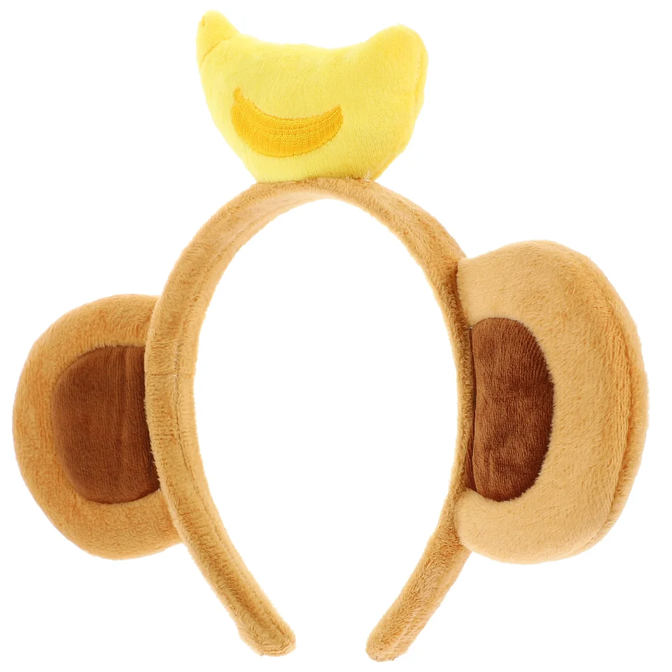 Banana Girl Headband Hat Small Dress-up Monkey Ear pre cosplay roztomilé párty s najlepšou slečnou