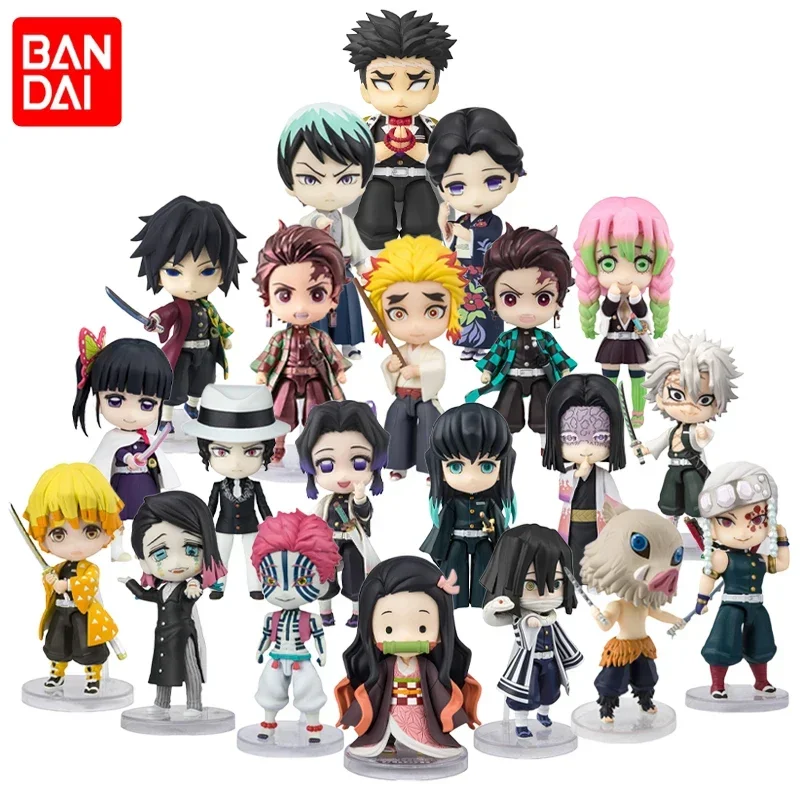 Bandai 2024 Figuarts Mini Demon Slayer Kamado Nezuko Tanjirou Agatsuma Zenitsu Uzui Tengen Rengoku Kyoujurou Anime Figure Figure Fig