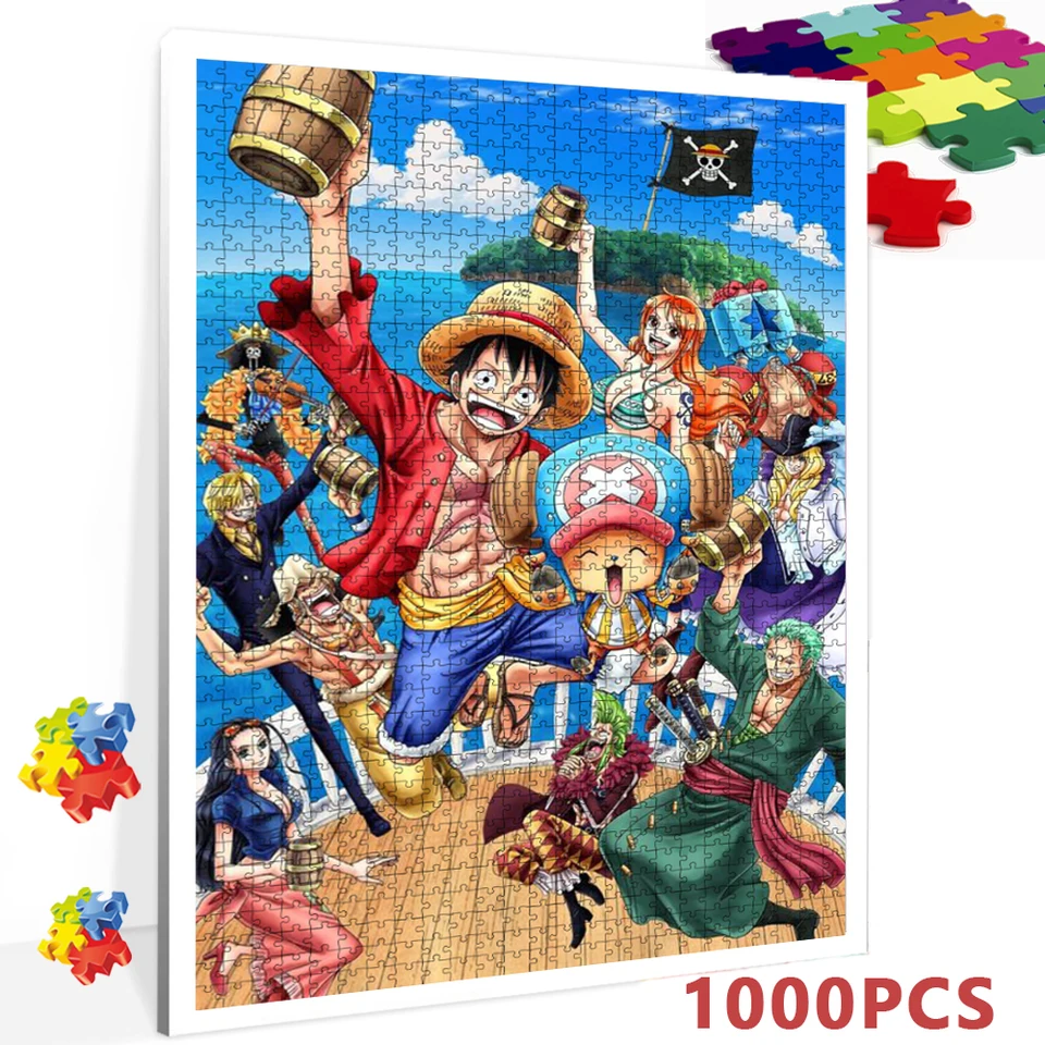 Bandai Anime 1000 kusov skladačka skladacia skladačka One Piece Karika