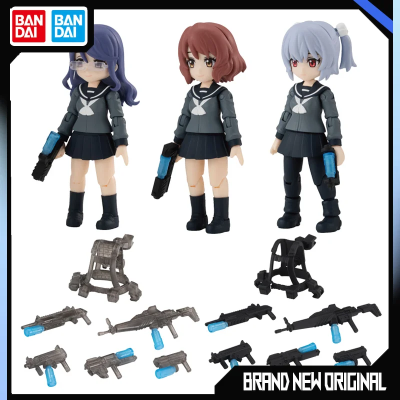 Bandai Aqua Shooters Action Figures Model JK Girl Aqua Shooters Gashapon Ornament Original Aqua Shooters Original Bullet Original
