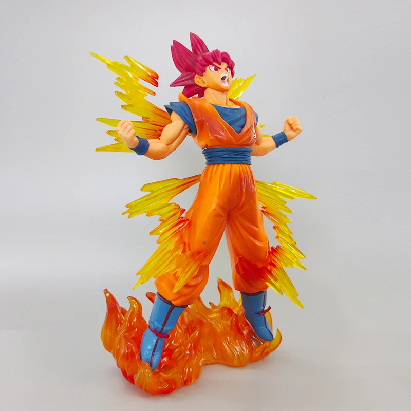 Bandai Dragon Ball 25cm Son Goku Figure Super Saiyan Figure Anime Collectible Figuríny pre deti DBZ Action Figure Model Darčeky