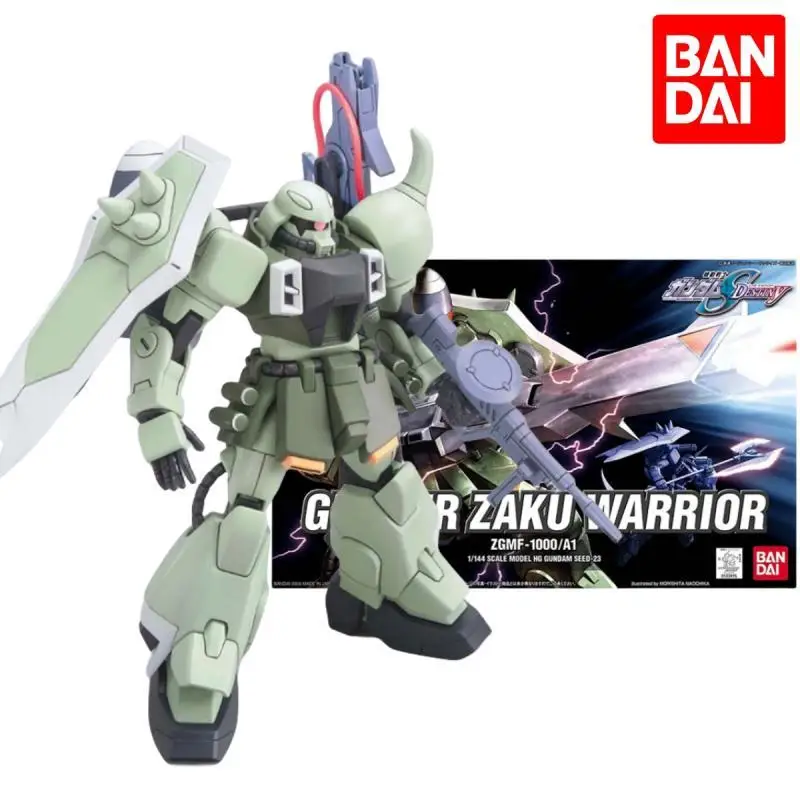 Bandai Gundam Model Gunner Zaku Warrior Sharring Typ 1/144 Model mierky Hg Gundam semeno 23 Anime akčná figúrka Action figur