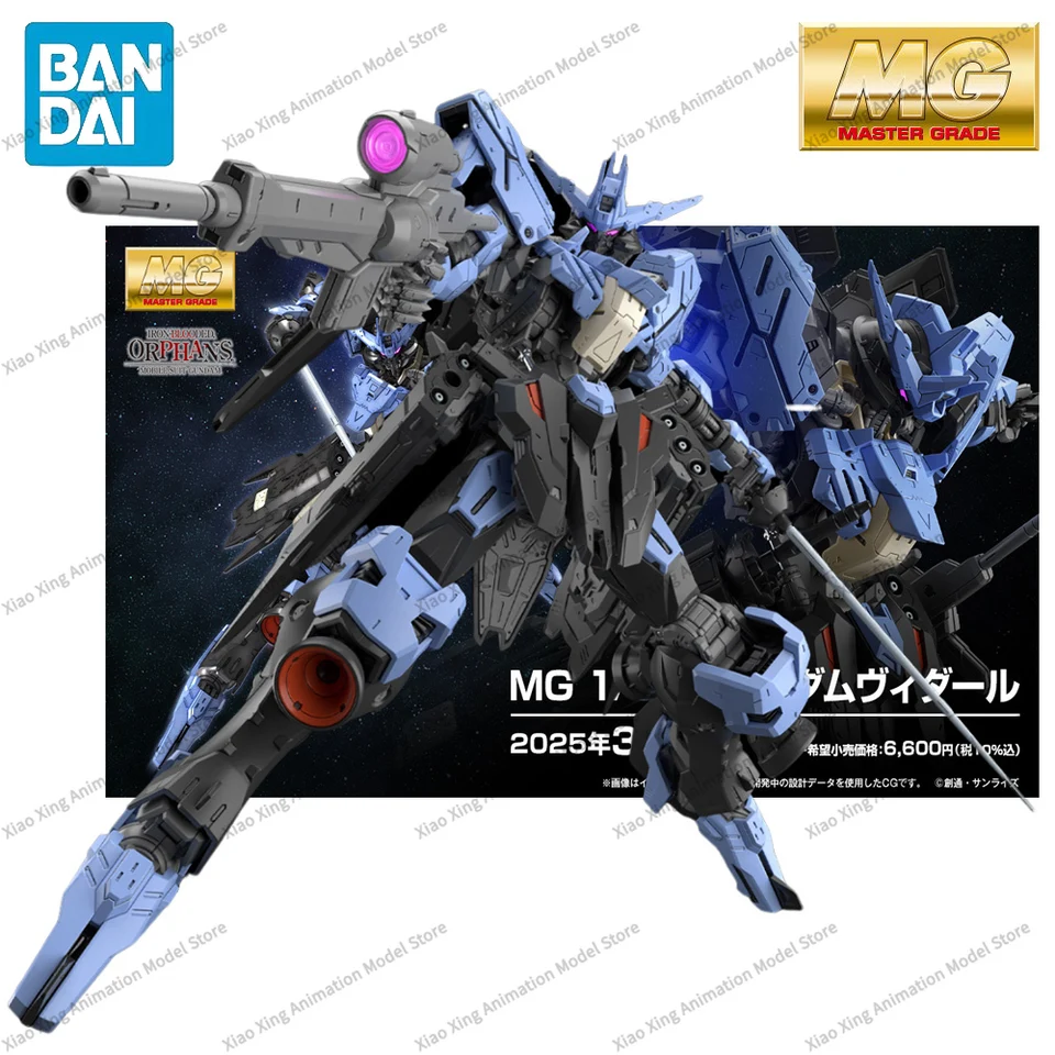 Bandai Mg 1/100 mobilný oblek Gundam: Orphany s krmivom ASW-G-xx Gundam Ver. Anime Action Figures Model Model Model Hray