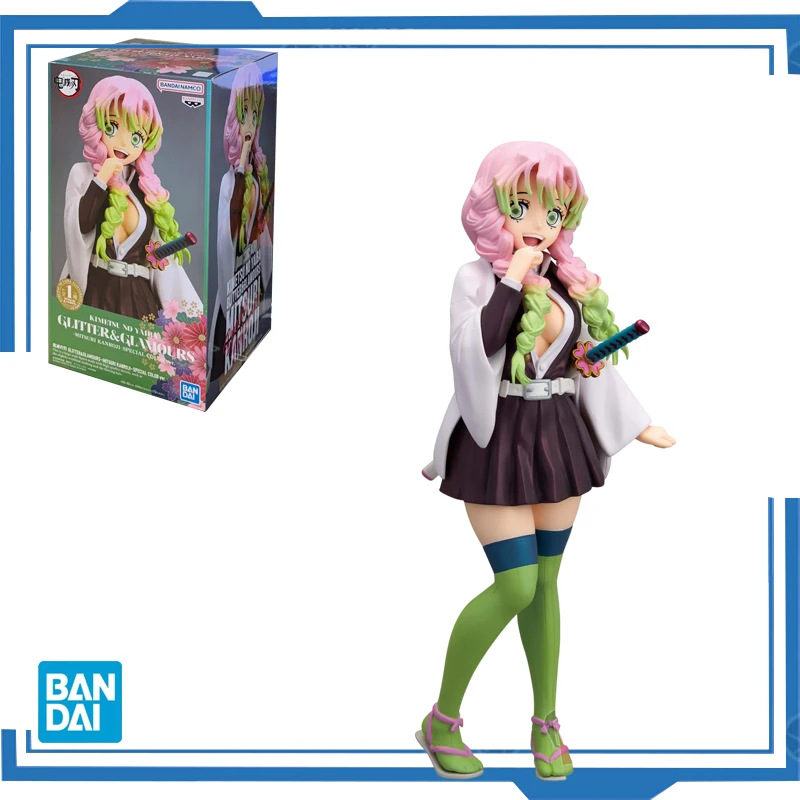 Bandai Original Banpresto Anime Demon Slayer Glitter & Glamours Mitsuri Kanroji Special Color Ver PVC Action Figure Model Hračky