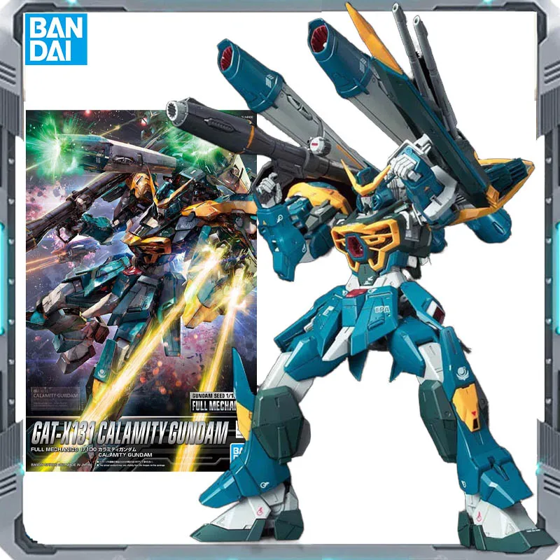 Bandai Original Gat-X131 Calamity Gundam Full Mechanics FM 1/100 Anime Action Obrázok modelu Hračky Zberateľné modely Darčeky