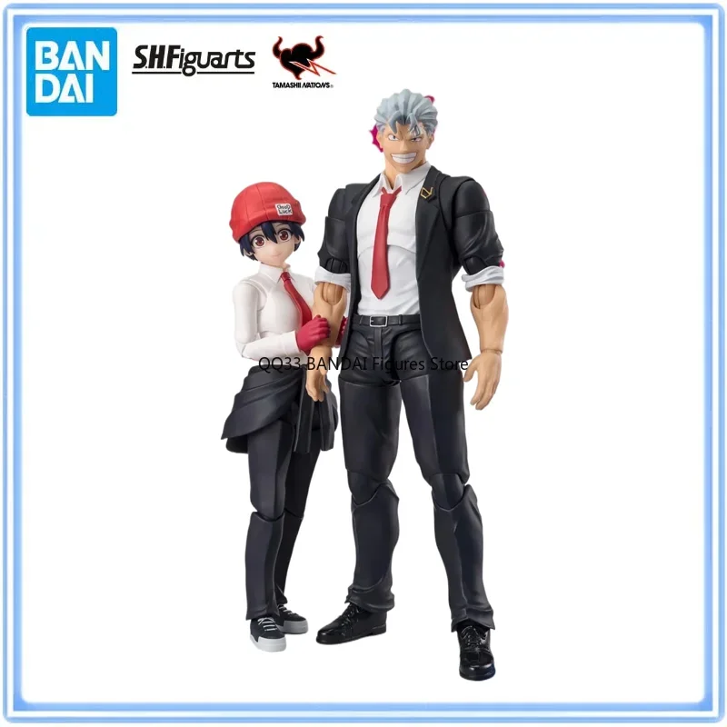 Bandai Original Shfiguarts Undead Unluck Izumo Fuko Andy Action Figual Active Coty Model Model Desktop Ozdoby