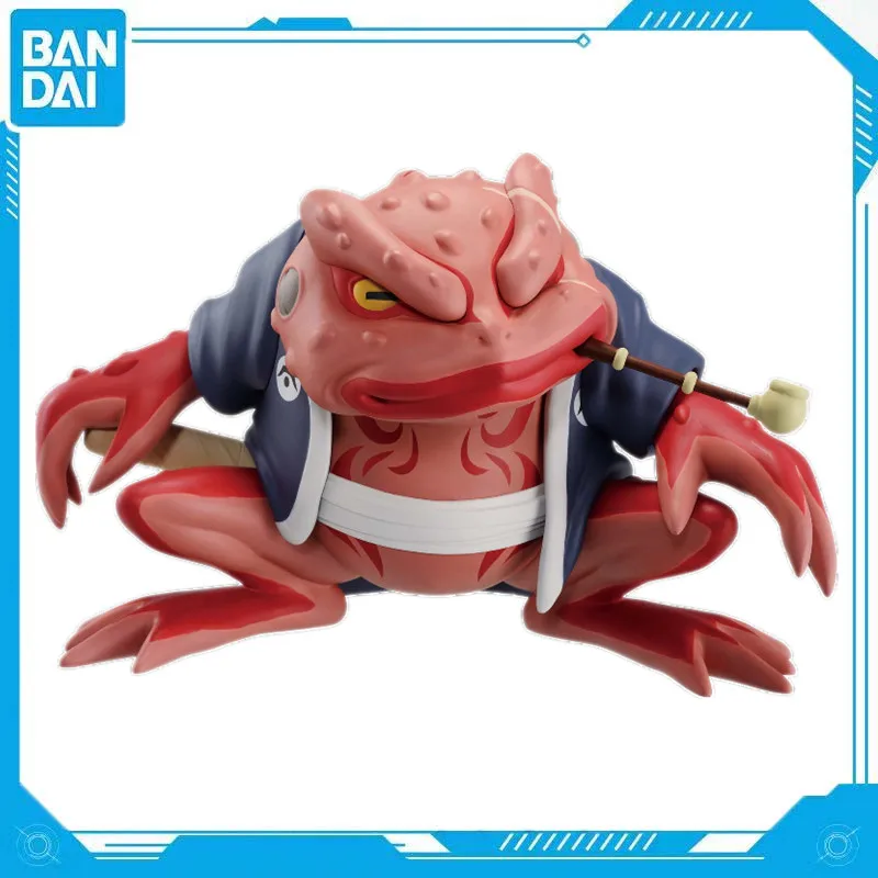 Bandai originálny anime Naruto Shippuden Gamabunta PVC 10cm znakov ORAMENTS FICES Model Periférne hračky Zbierka darčekov