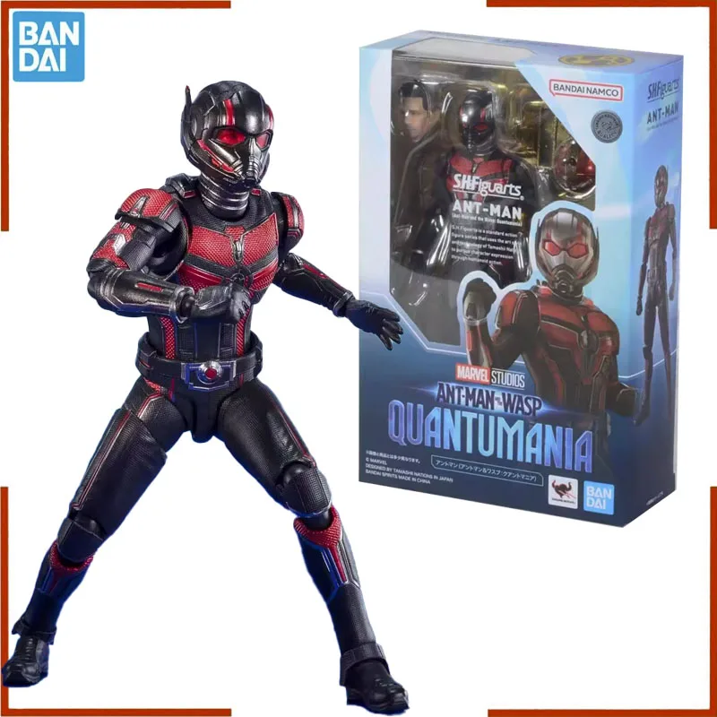Bandai originálny zázrak anime figurín Ant-Man a Wasp Quantumania Action Figure for Hračky pre deť