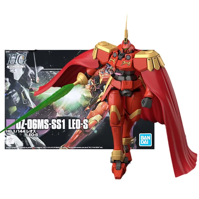 Bandai postava Gundam Model Model Súpravy anime figúrky HGAC 1/144 OZ-06MS-SS1 Leo-S Mobile Suit Gunpla Action Figure for Hračky pre darčeky chlapcov