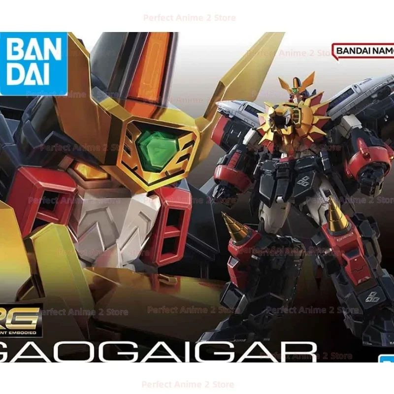 Bandai RG Brave King Gaogaigar Transformácia Fit Ggg Lion King Armor Golden Mark 100% Original