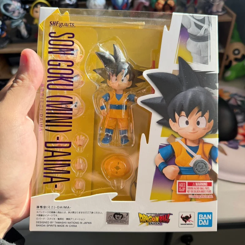 Bandai shfiguarts Dragon Ball Cute Daima Son Goku Mini 1/12 akčná bábika Zberateľ anime figúrka modelu hračky narodeniny darčeky