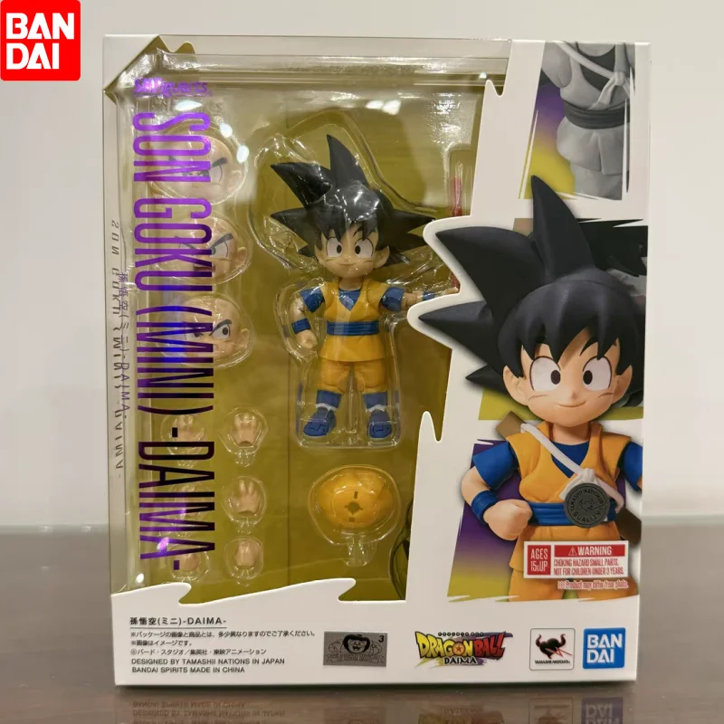 Bandai Shfiguarts Dragon Ball Daima Son Goku Mini 1/12 Action Doll Collectibible Anime Figure Model Hray vianočné narodeniny darčeky