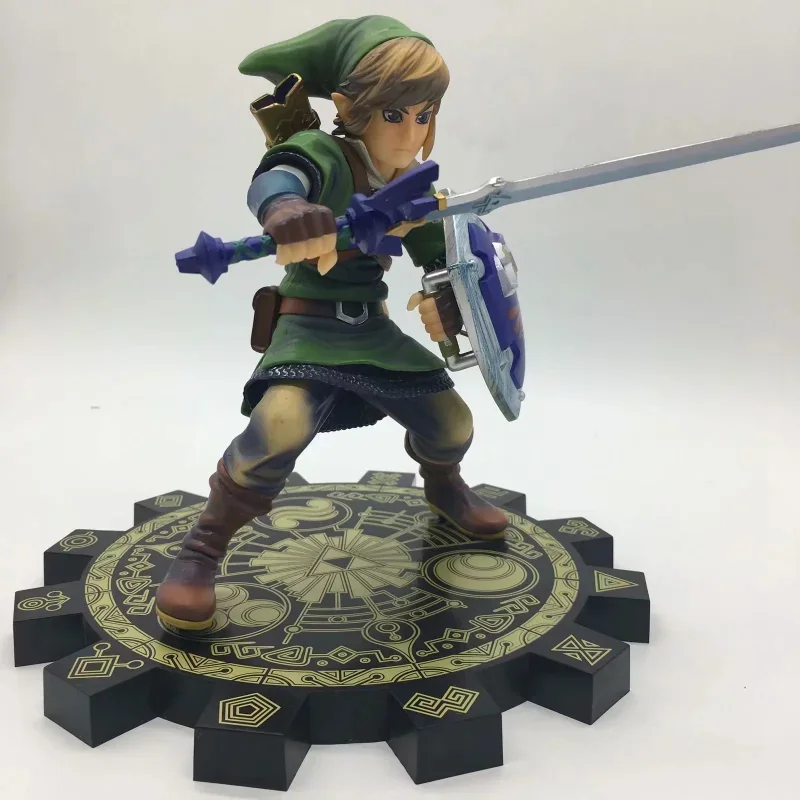 Bandai The Legend of Zelda Skyward Sword Action PVC Obrázok 1/7 Hray Zelda Link Figurine Collective Model Model Hray Odoslať náhrdelník