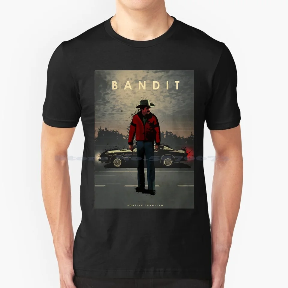 Bandit-Firebird Trans Am T tričko 100% bavlnené tričko Smokey a Bandit Burt Reynolds Firebird Trans Am Jerry Reed 70s Buford T
