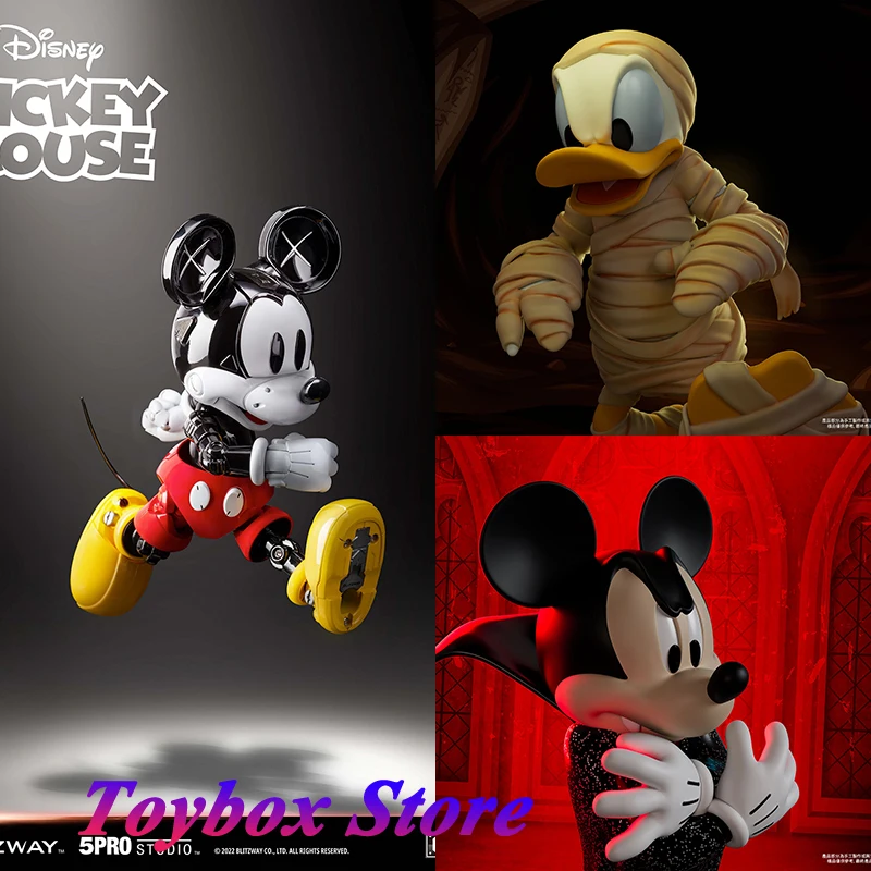 Bang in Stock Blitzway Originálny 18 cm karikatúra robot upíre mickey myši akčná figúrka múmia Donald Duck Kids