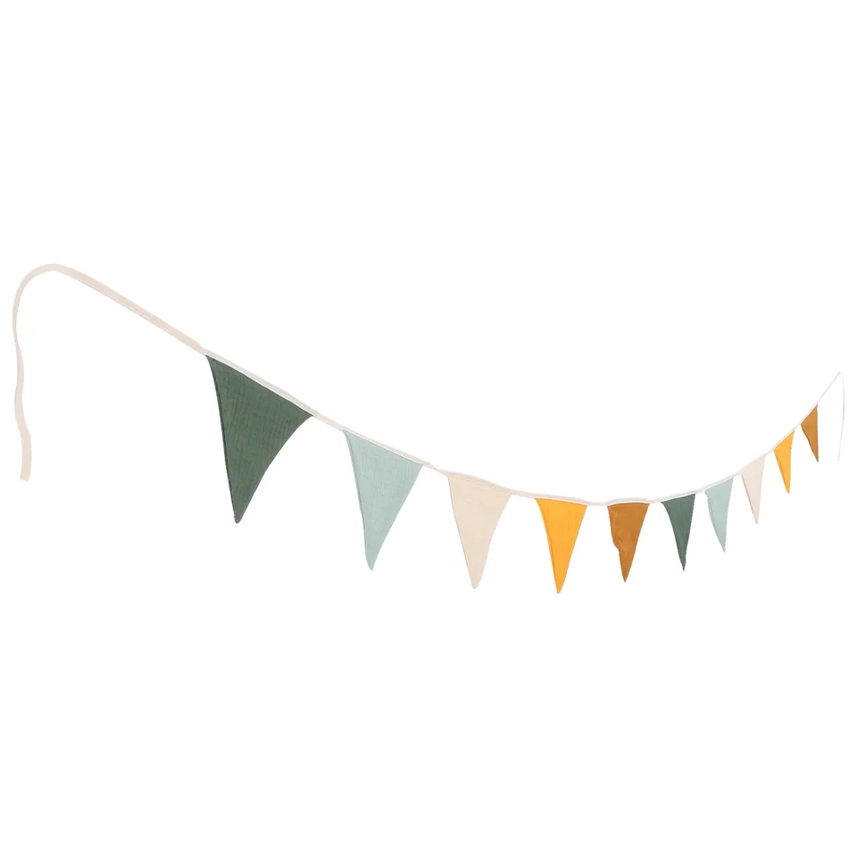 Banner Bunting Decoration Svadobné doplnky na večierok visiaci muž trojuholník girlanda