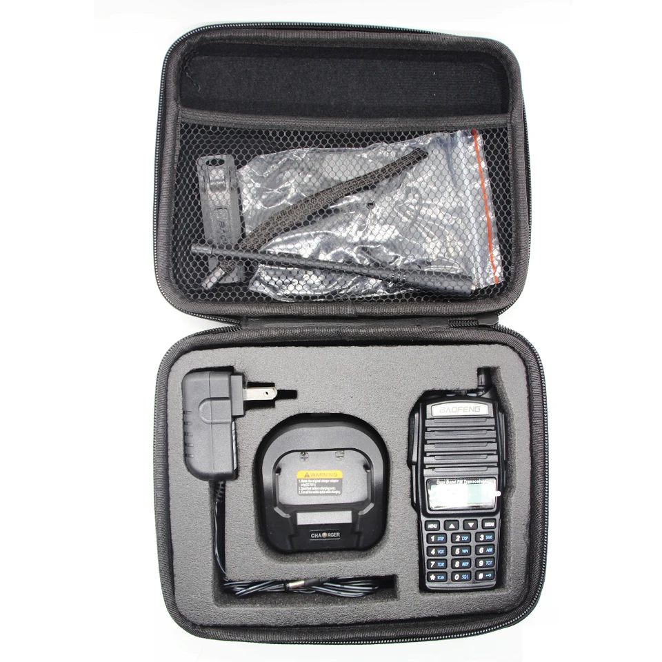 BAOFENG UV5R CANAKAGE WAKGIE TALKIE Príslušenstvo prepravy tašky pre baofeng UV-5R 5RE 888S UV82 LAUNTING BAG ORFECTION