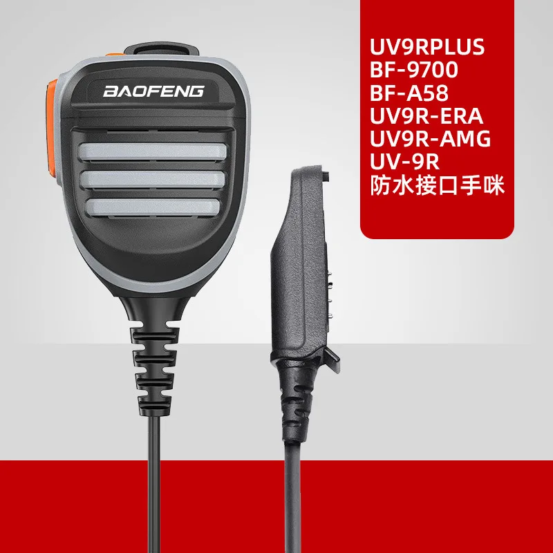 BAOFENG WORPORPT Mikrofón pre Walkie Talkie UV-9R Plus UV-XR UV9R PRO GT-3WP BF-9700 BF-A58 Headset pre vysielač