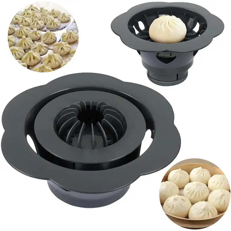 Baozi Maker Machine, knedlové výrobca pleseň plastový kuchynský gadget Nástroj Domáce Bao Buns Príprava kulinárskeho prieskumu
