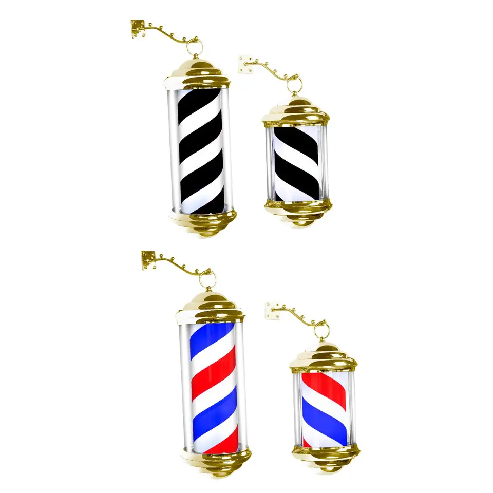 Barber Pole Light Rain odolný holič Rotujúce svetlo pre kadricový salón